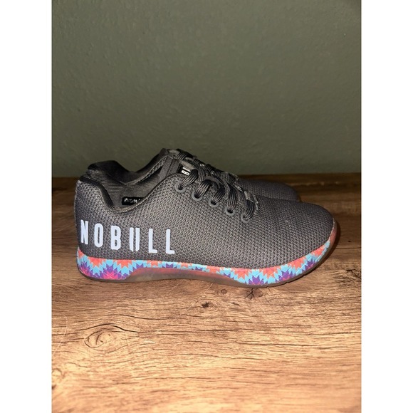 NOBULL CrossFit Training Shoes Rainbow Patchwork Gray Mens 4 Women's 5.5 - Picture 2 of 10